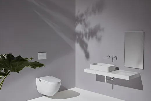 Унитаз-биде Laufen Cleanet Riva 8.2069.1.400.000.1 подвесной, безободковый
