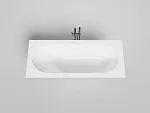 Ванна Salini Ornella Kit 102413MF, 170 х 70 см, из искусственного камня S-Sense, цвет белый матовый, покраска по RAL полностью