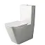 Напольный унитаз Ceramicanova Cubic Rimless CN1803, безободковый, с бачком, сиденье Soft Close, сантехфарфор, белый