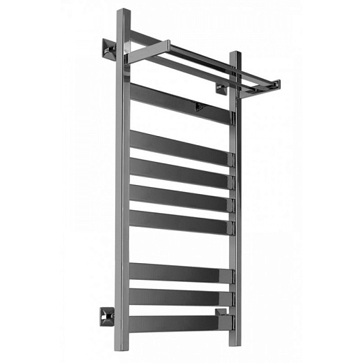 Полотенцесушитель водяной Ростела Квадро V 50 + нижн.подв.1/2" 400х1000/11 Ral 9016 белый