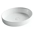 Умывальник Ceramicanova CN5002 55х40х14см накладной овальный без перелива, CN5002