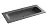 Раковина Ceramicanova Grace CN7013MDH, 100 см, фарфор, тёмный антрацит матовый