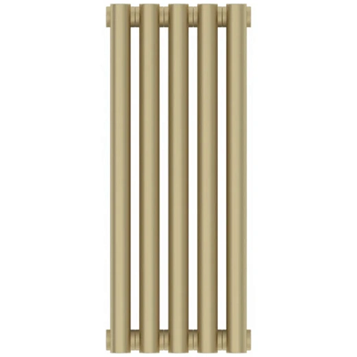 Радиатор отопления Сунержа Эстет-0, 5 секций, боковое подключение, цвет матовая шампань, 022-0331-5005