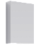 AQWELLA MC подвесной зеркальный шкаф 50 см, цвет белый AQWELLA MC подвесной зеркальный шкаф 50 см, цвет белый
