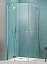 Душевой уголок Radaway Torrenta PDD, 80 х 80 х 195 см, стекло прозрачное, профиль хром, 131610-01-01