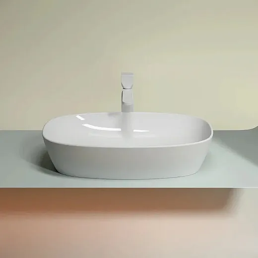 Умывальник Ceramicanova Element CN6049 60см сантехфарфор белый, CN6049
