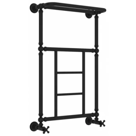 Полотенцесушитель водяной Сунержа Ренессанс 1452 31-0282-8650, 860x500, с полкой, цвет матовый черный Полотенцесушитель водяной Сунержа Ренессанс 1452 31-0282-8650, 860x500, с полкой, цвет матовый черный