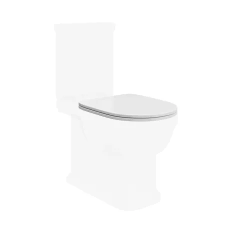 Сиденье Kerama Marazzi POMPEI Soft close + clip.up белый арт. PO.seat.01\WHT