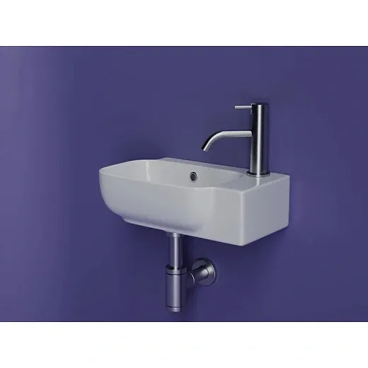 Умывальник Ceramicanova Element CN6074L/CN6074R 40см левый/правый сантехфарфор белый, CN6074L/CN6074R