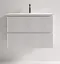 Тумба под раковину Sancos Snob R SNR70/39W, 70 см, подвесная, Bianco