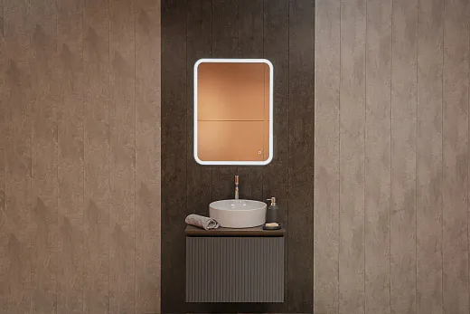 Зеркало Raval Призма 60х80 сенсор Гор/верт, Prz.02.600x800/W/RL