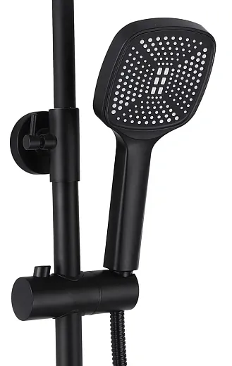 Душевая система Rea Storm P9533 черный матовый