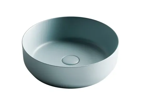 Раковина Ceramicanova Element CN6022MLG 39 x 39 x 12 см, накладная, круглая, без перелива, сантехфарфор