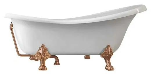Ванна из искусственного камня Belux Ладья ВЛА 1600, 160 х 75 см, белая, 4810924281951