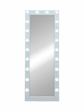 Зеркало Континент гримерное напольное белое 600х1750 (20 ламп) с опорной ногой ЗГП42 Зеркало Континент гримерное напольное белое 600х1750 (20 ламп) с опорной ногой ЗГП42