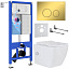 Комплект инсталляции с унитазом 6 в 1 Roxen StounFix Dual Fresh 968094 (состоит из: 710200, Santi 410260G, 530135-01X) Комплект инсталляции с унитазом 6 в 1 Roxen StounFix Dual Fresh 968094 (состоит из: 710200, Santi 410260G, 530135-01X)