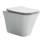 Подвесной унитаз Ceramicanova Mono Rimless CN1902 безободковый, сантехфасфор, с сиденьем Soft Close