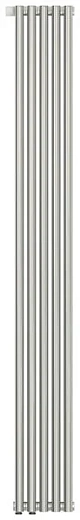 Радиатор стальной трубчатый Сунержа Эстет-1 EU50, ширина 25 см, высота 180 см, 5 секций, нижнее подключение левое/правое, хром, 00-0310-1805/00-0311-1805