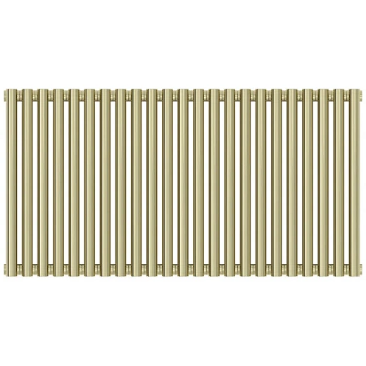 Радиатор отопления Сунержа Эстет-00, ширина 103.5 см, высота 50 см, 23 секции, боковое подключение, цвет шампань, 020-0332-5023