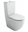 Напольный унитаз Ceramicanova Mia CN1801T, безободковый, смыв Торнадо, сиденье микролифт, белый