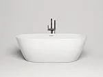 Ванна Salini Sofia 102521MF, 165 х 75 см, из искусственного камня S-Stone, цвет белый матовый, покраска по RAL полностью