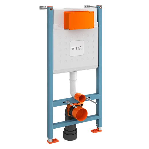 Инсталляция для подвесного унитаза VitrA V-Fix Core (Ви-Фикс Кор) с кнопкой матовой черной, 800-1874