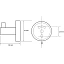Крючок Bemeta Hematit 159106022 одинарный, антрацит глянец Крючок Bemeta Hematit 159106022 одинарный, антрацит глянец