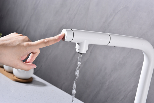 Смеситель PAULMARK URBAN Ur213104-431 (белый/белый матовый)