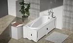 Ванна из искусственного камня Belux Элит ВЭ-1700, 170 х 75 см, белый, 4810924187789