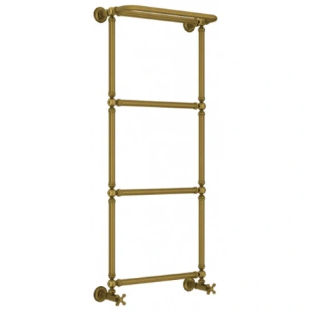 Полотенцесушитель водяной Сунержа Ренессанс 1386, 1250x500, с полкой, цвет состаренная бронза, 05-0281-1250