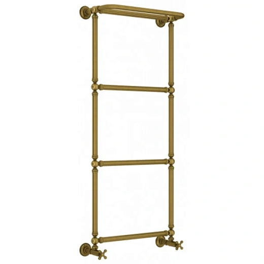 Полотенцесушитель водяной Сунержа Ренессанс 1386, 1250x500, с полкой, цвет состаренная бронза, 05-0281-1250