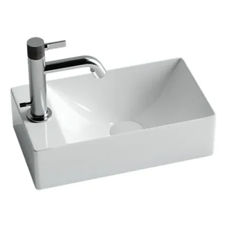 Умывальник Ceramicanova CN5008 37.5х21.5х10см подвесной прямоугольный без перелива, CN5008