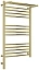 Полотенцесушитель электрический Сунержа Богема 3.0 800 x 500 с полкой, ширина 53.2 см, высота 92.4 см, шампань, L/R