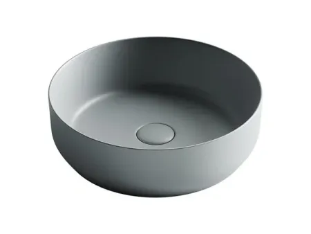Раковина Ceramicanova Element CN6022MH 39 x 39 x 12 см, накладная, круглая, без перелива, сантехфарфор