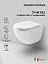 Подвесной унитаз Ceramicanova Vogue, CN4008T, Торнадо, безободковый, крышка-сиденье микролифт, белый