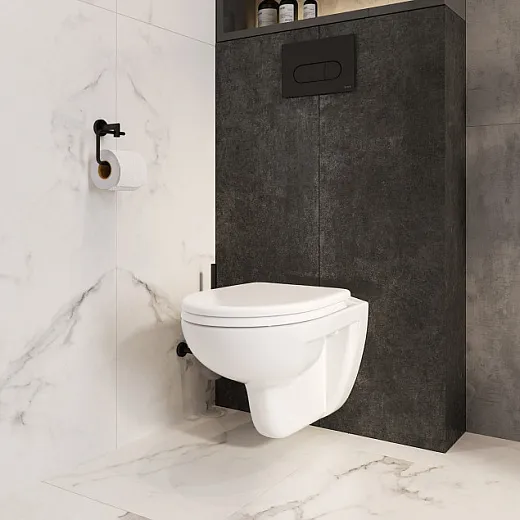 Подвесной унитаз VitrA S10 безободковый SpinFlush санитарный фарфор, антибактериальное покрытие Hygiene, белый, 7855B003-0075