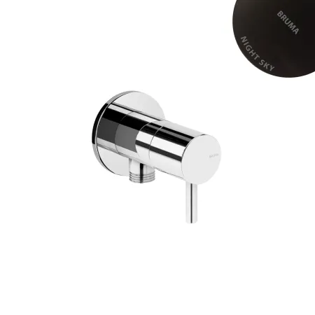 Угловой кран Bruma Spring 1252801NS Night Sky черный матовый
