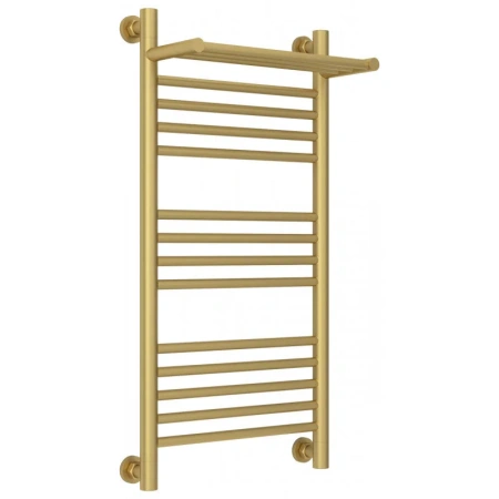 Полотенцесушитель водяной Сунержа Богема+, 800x400, с полкой, цвет матовое золото, 032-0223-8040