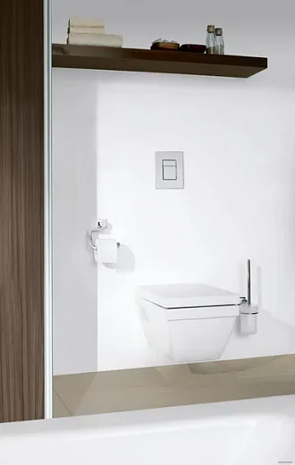 Инсталляция для унитаза Grohe Rapid SL с кнопкой Grohe Skate Cosmopolitan, хром, 38536001+38732000