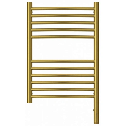 Полотенцесушитель электрический Сунержа Богема 3.0, высота 60 см, ширина 40 см, диммер слева/справа, цвет состаренная латунь, 051-5802-6040/051-5803-6040