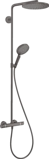 Душевая система Hansgrohe Raindance S 240 PowderRain 1jet Showerpipe 27633340, черный хром