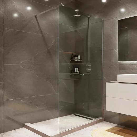 Душевое ограждение Benetto BEN-602_SL_C 1000х2000