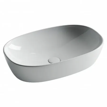 Умывальник Ceramicanova Element CN5039 60см накладной сантехфарфор белый, CN5039