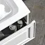 Тумба под раковину Sancos Very 100 см, подвесная, правая/левая цвет Bianco, VR100RW/VR100LW