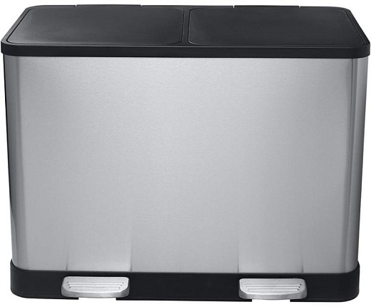 Мусорное ведро Bemeta Home 104315272 с педалью матовая сталь