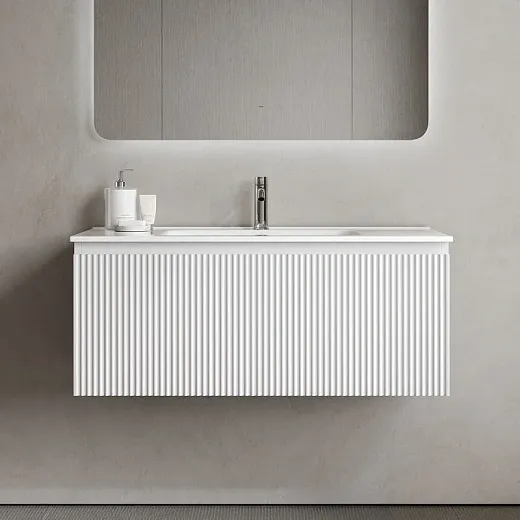 Тумба под раковину Sancos SNOB R 1.0, SNR1.0100W, 100 см, подвесная, Bianco