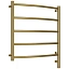Полотенцесушитель электрический Сунержа Галант 3.0, высота 60 см, ширина 60 см, диммер слева/справа, цвет состаренная латунь, 051-5800-6060/051-5801-6060