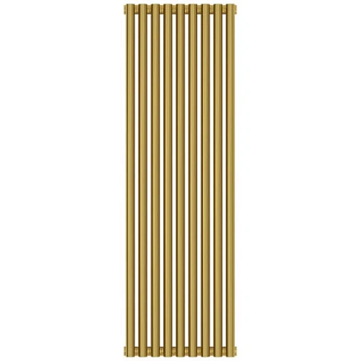 Радиатор трубчатый Сунержа Эстет-00, 9 секций, боковое подключение, цвет золото, 03-0332-1209