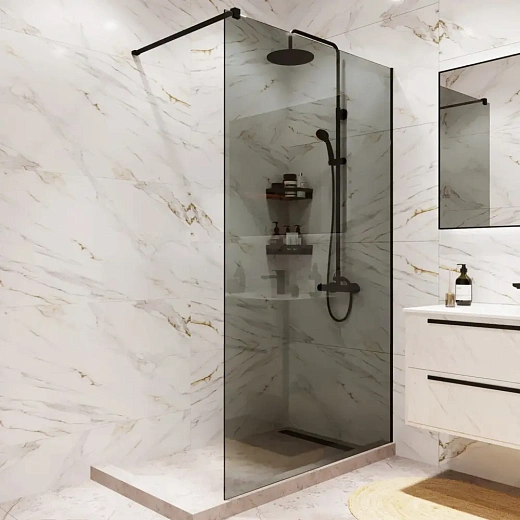 Душевое ограждение Benetto BEN-602_BL_T 1100х2000