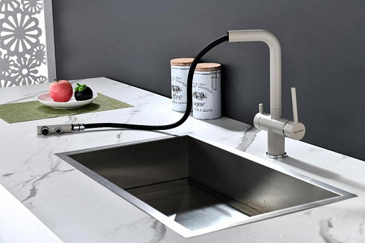 Смеситель PAULMARK SERPENTINE Se213222-BE, (бежевый)